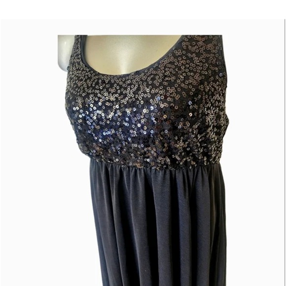 Apt. 9 Black Sequin Embellished Mini Cocktail Dress Size Large - Picture 2 of 8